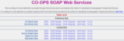 CO-OPS SOAP Web Services